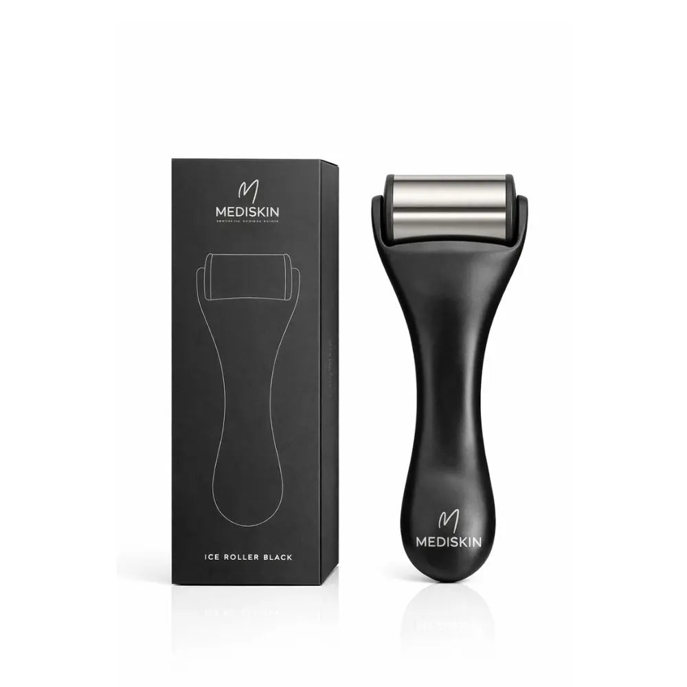 MediSkin Ice Roller i rustfri stål - Sort